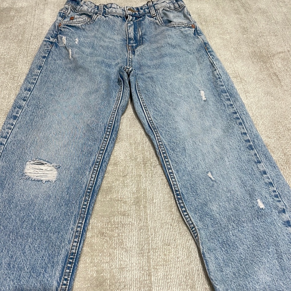 Zara teen light wash jeans, size 13-14